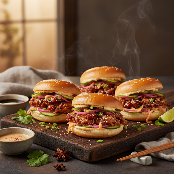 Umami-Infused Asian Pork Sliders recipe