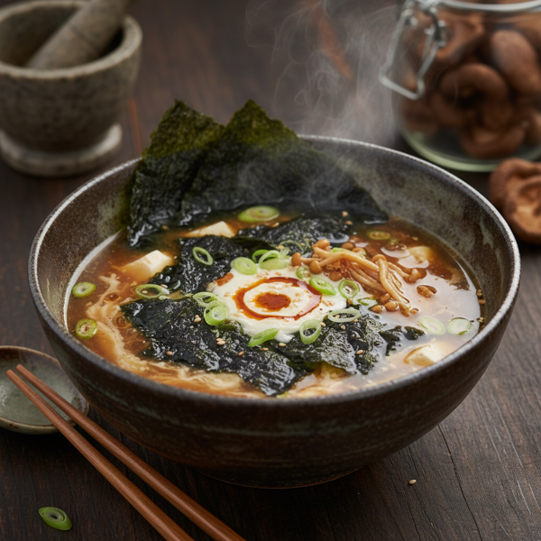 Umami-Infused Miso Nori Soup recipe