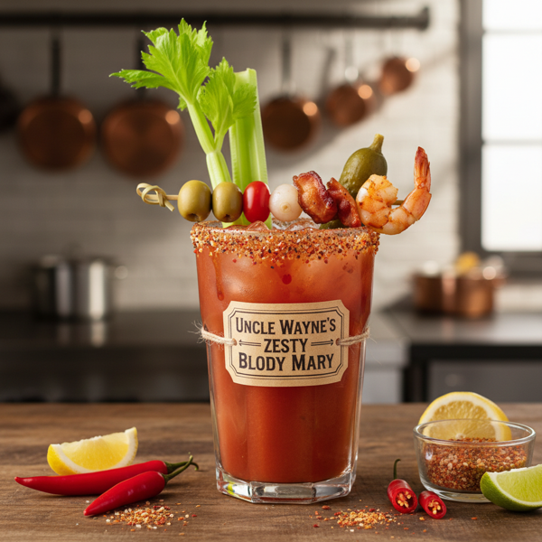 Uncle Wayne's Zesty Bloody Mary recipe