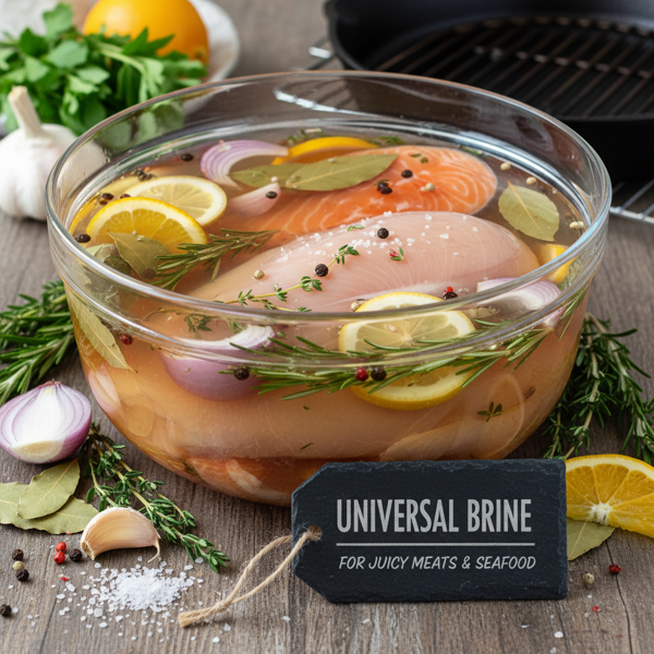 Universal Brine for Juicy Meats and Seafood recipe