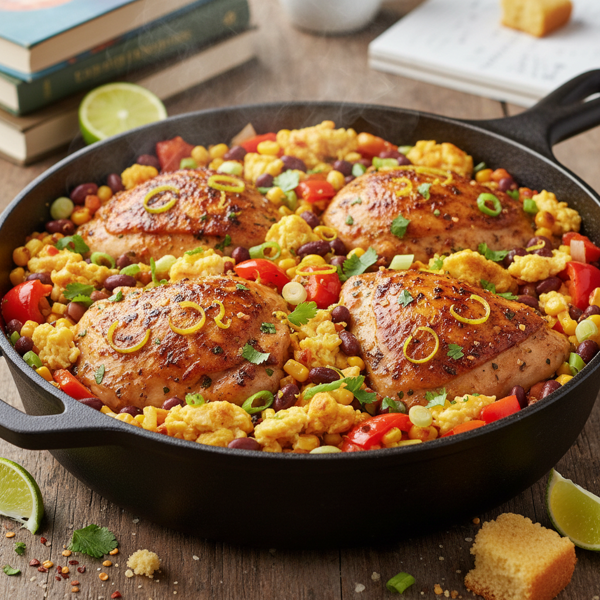 University Scramble: Zesty One-Pot Chicken Delight recipe