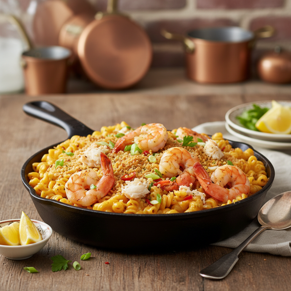 Upscale Shrimp and Crab Macaroni & Cheese recipe