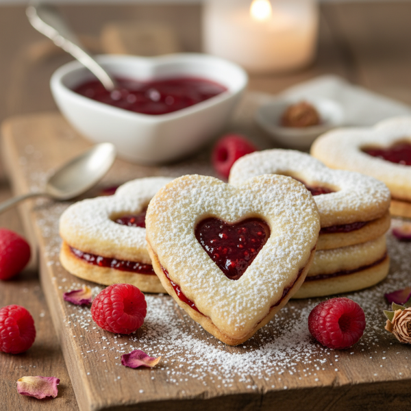 Valentine's Linzer Heart Delight recipe