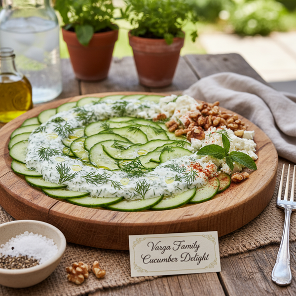 Varga Family Cucumber Delight recipe