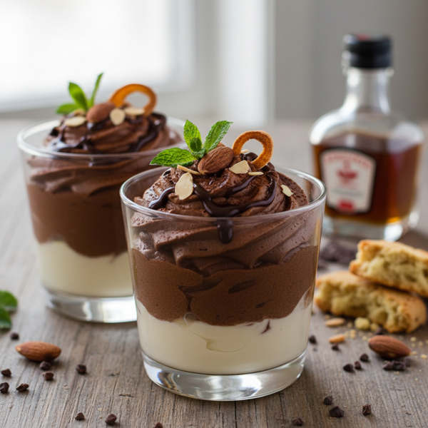 Vegan Chocolate Amaretto Mousse Delight recipe