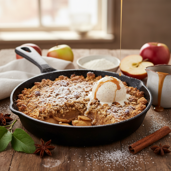Vegan Cinnamon Apple Crumble recipe