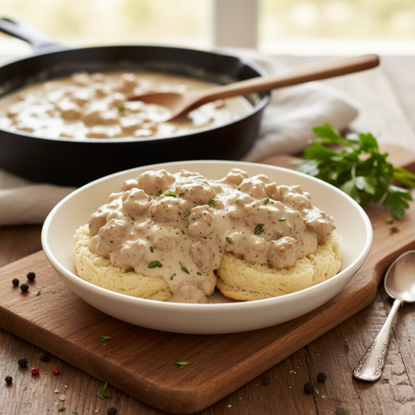 Vegan Country-Style Sausage Gravy recipe