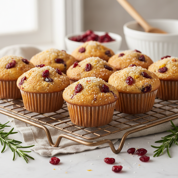 Vegan Cranberry Delight Muffins recipe