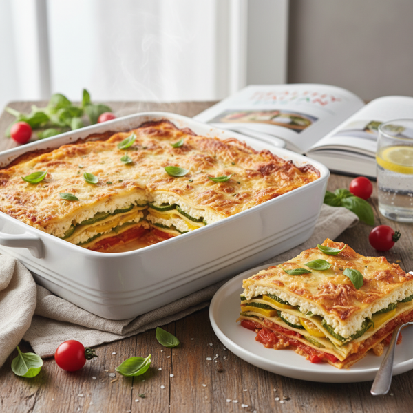 Vegetable-Packed Light Lasagna recipe