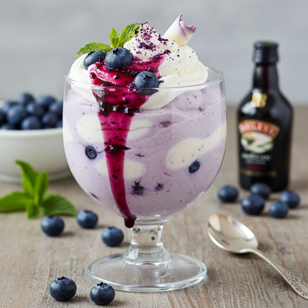 Velvet Bailey's Blueberry Bliss Mousse recipe
