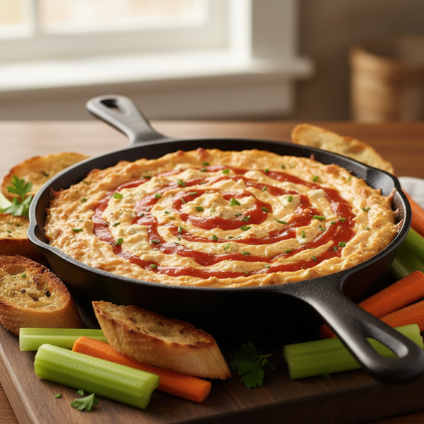 Velvet Buffalo Chicken Dip recipe