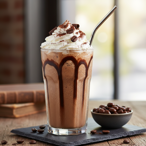 Velvet Chocolate Coffee Frappe recipe