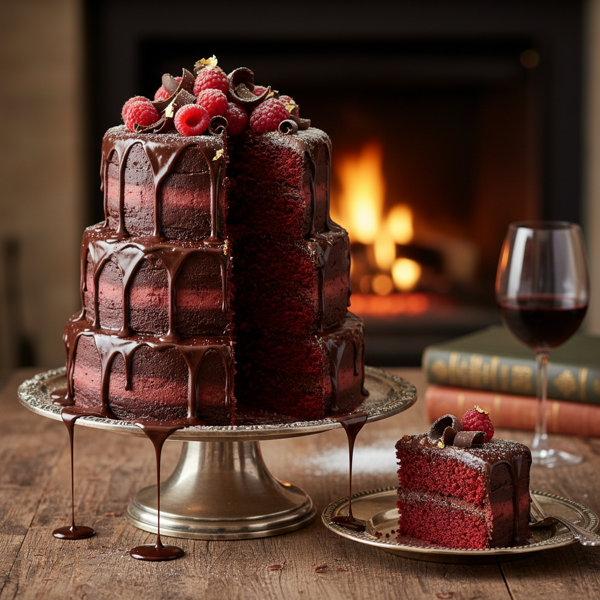 Velvet Decadence Chocolate Cake recipe