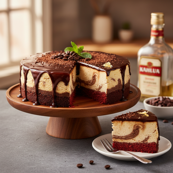 Velvet Kahlua Cheesecake Delight recipe