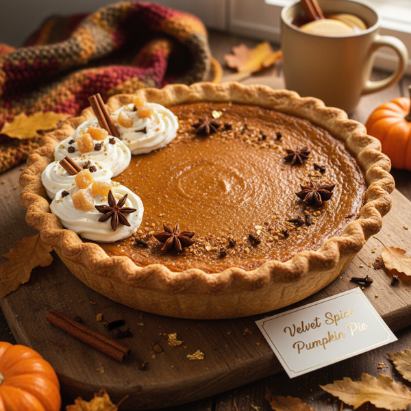 Velvet Spice Pumpkin Pie recipe