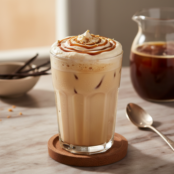 Velvet Vanilla Iced Coffee Delight recipe
