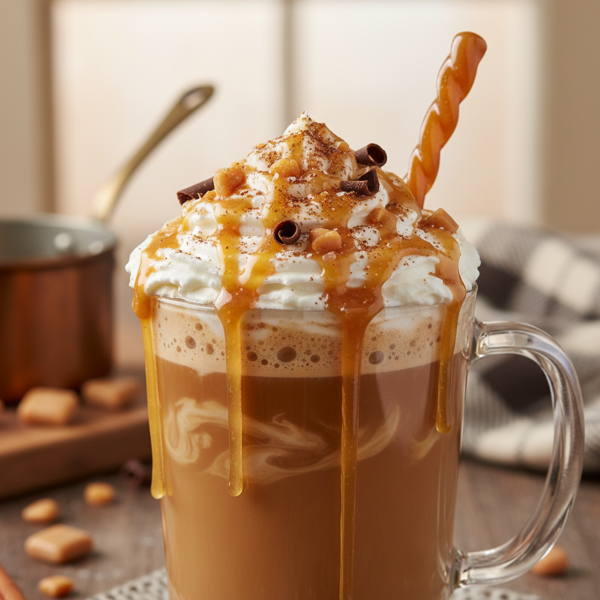 Velvety Butterscotch Indulgence Hot Chocolate recipe