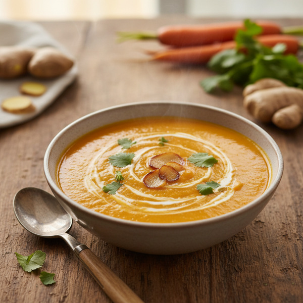 Velvety Carrot-Ginger Delight recipe