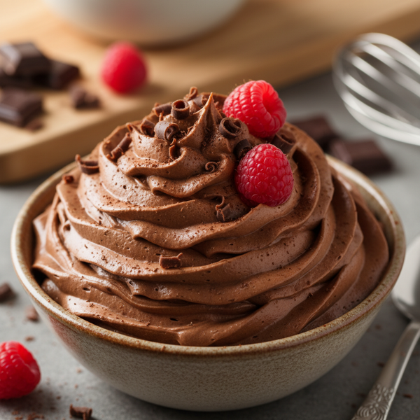 Velvety Chocolate Whipped Frosting recipe