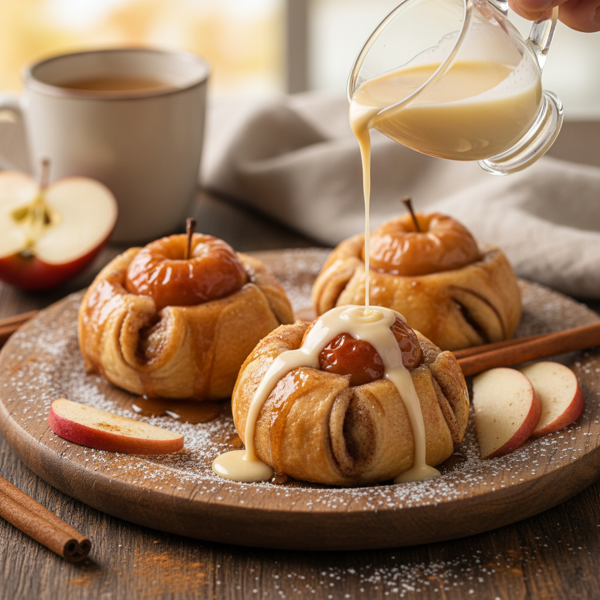 Velvety Cinnamon Apple Dumplings recipe