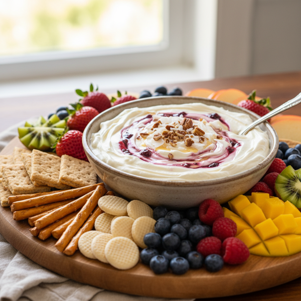Velvety Cream Cheese Fruit Delight Dip recipe