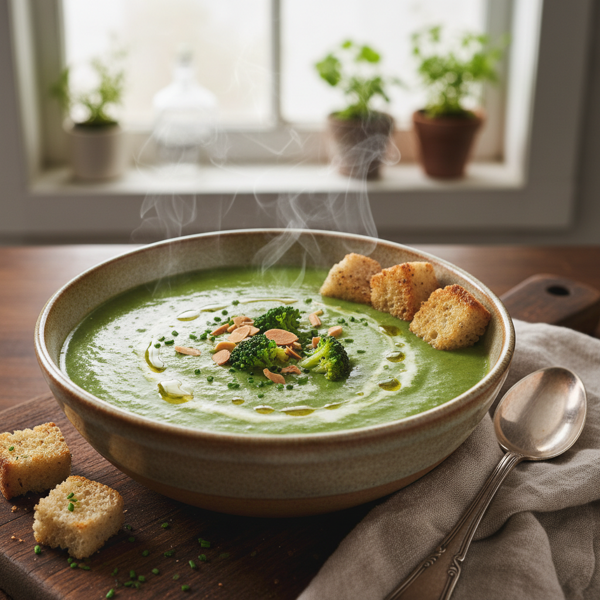 Velvety Creamy Broccoli Soup recipe