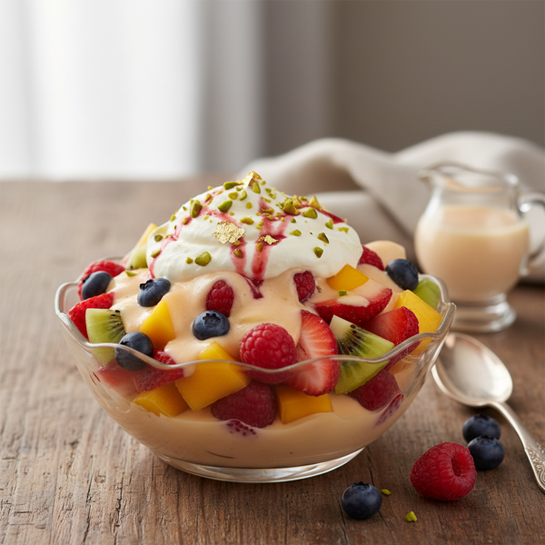 Velvety Delight Fruit Salad recipe