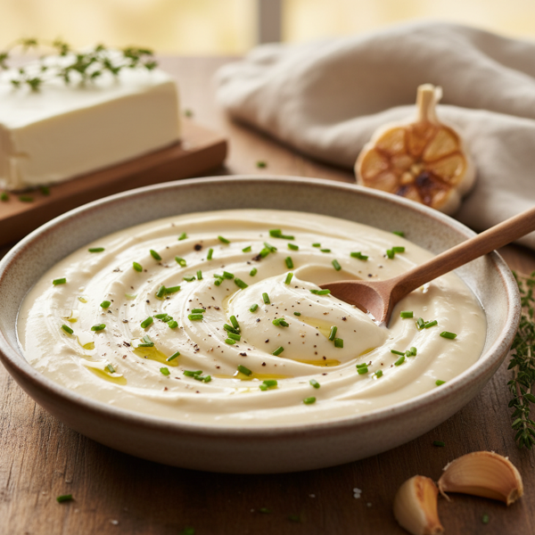 Velvety Garlic Cream Cheese Sauce recipe