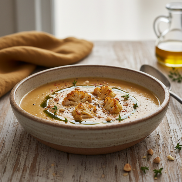 Velvety Harvest Cauliflower Soup recipe