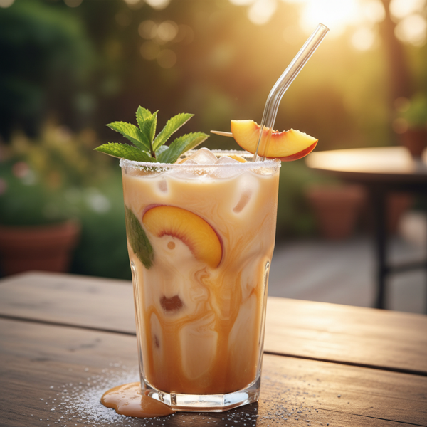 Velvety Peach Bliss Iced Tea recipe