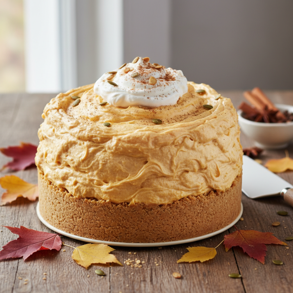 Velvety Pumpkin Chiffon Pie recipe