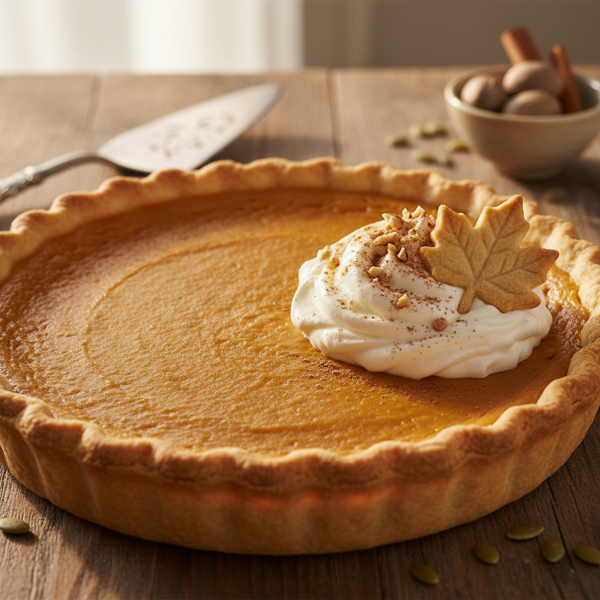 Velvety Pumpkin Delight Pie recipe