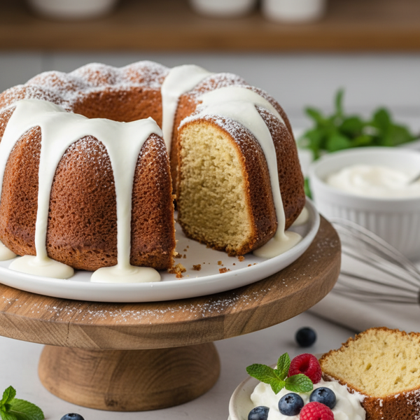 Velvety Sour Cream Bundt Cake recipe