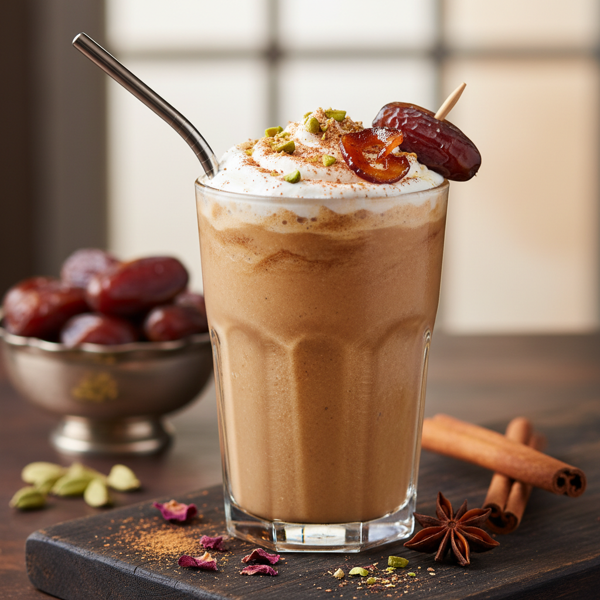 Velvety Spiced Date Delight Smoothie recipe