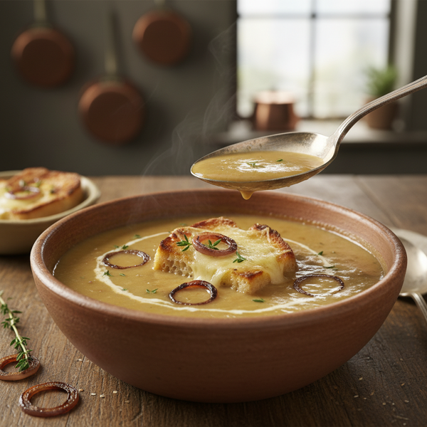 Velvety Sweet Onion Bliss Soup recipe