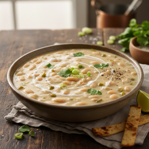 Velvety White Chicken Chili recipe