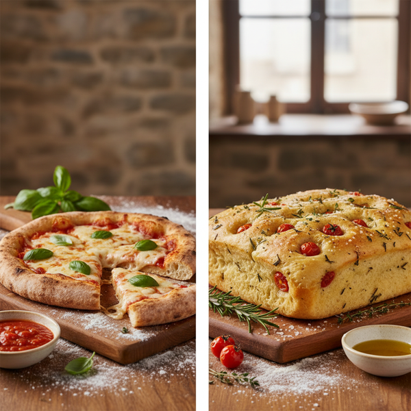 Versatile Pizza Dough and Herb-Infused Focaccia recipe