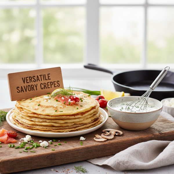 Versatile Savory Crepes Batter recipe