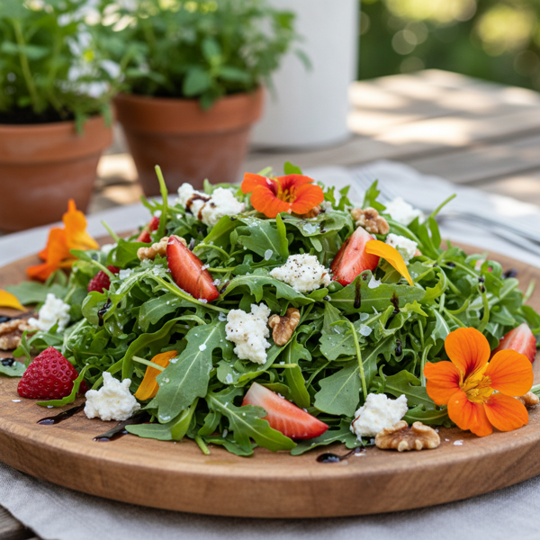 Vibrant Arugula and Goat Cheese Delight recipe