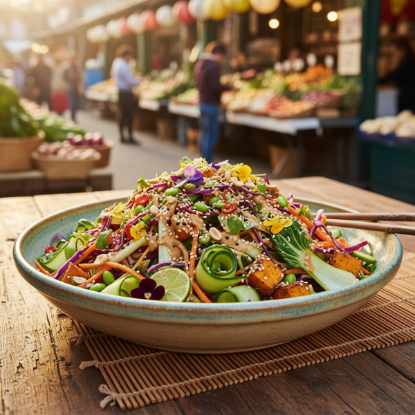 Vibrant Asian Farmers' Market Salad recipe