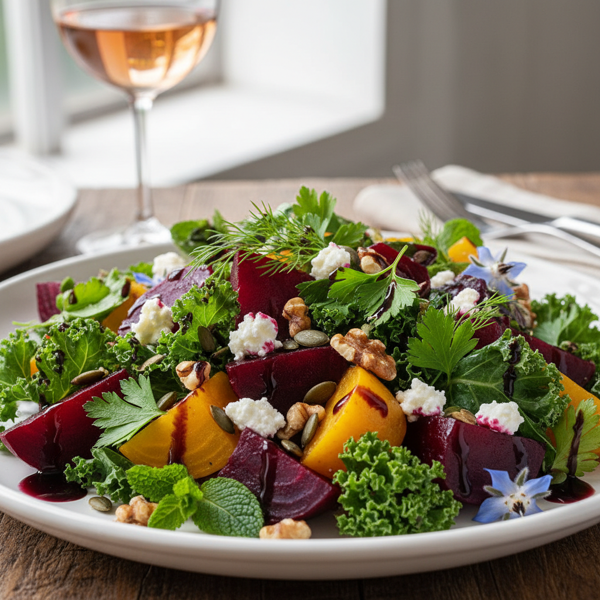 Vibrant Beet and Herb Salad recipe