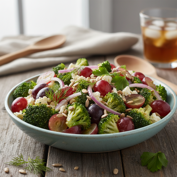 Vibrant Broccoli Grape Salad recipe