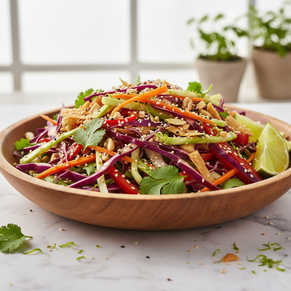 Vibrant Crunchy Cabbage Salad recipe
