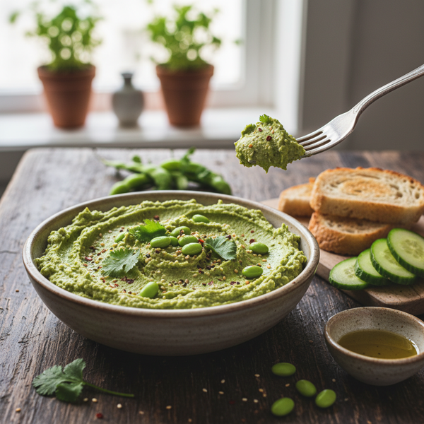 Vibrant Edamame & Tofu Spread recipe