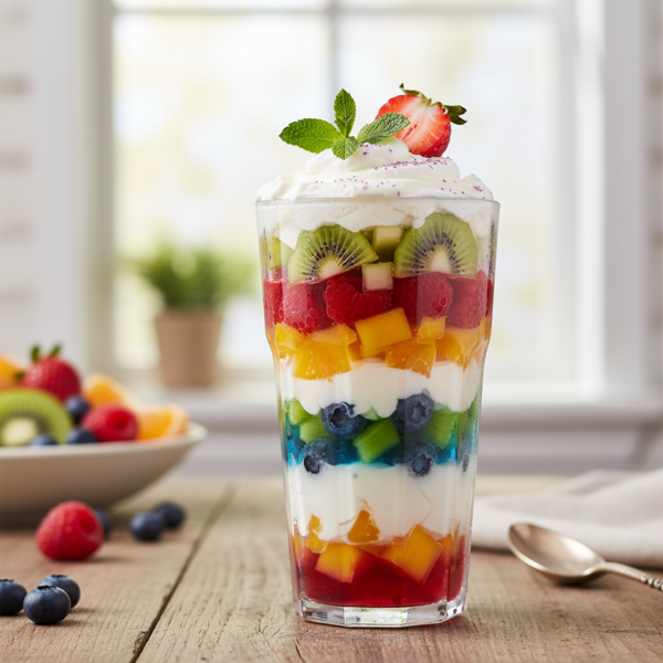 Vibrant Fruit Jello Parfaits recipe