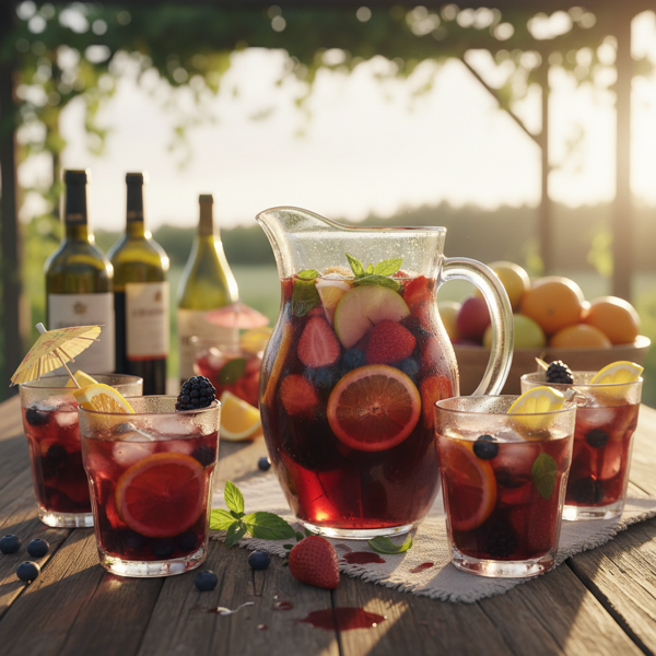 Vibrant Fruit Medley Sangria recipe