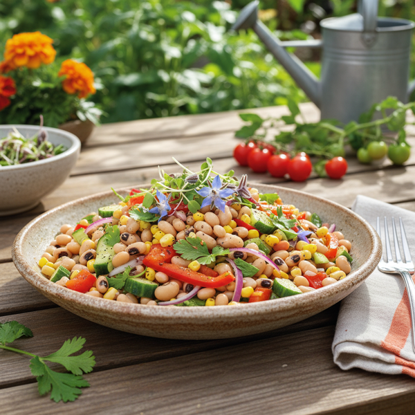 Vibrant Garden Black-Eyed Pea Salad recipe