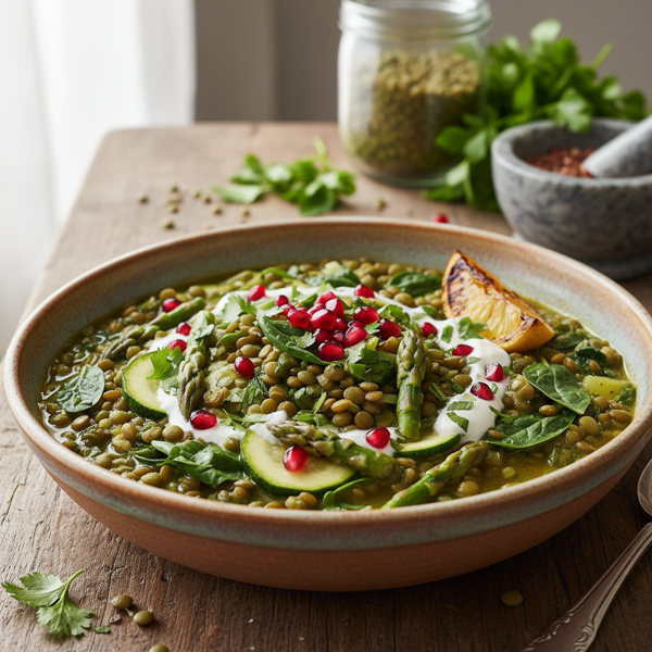Vibrant Green Lentil Delight recipe