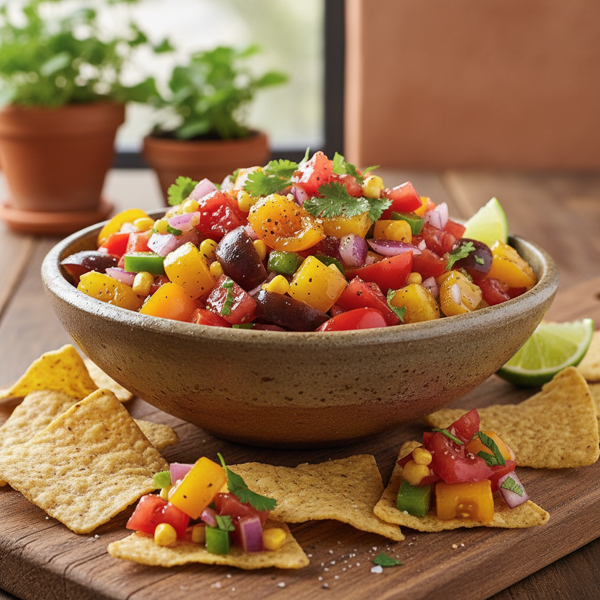 Vibrant Heirloom Tomato Salsa recipe