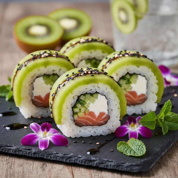 Vibrant Kiwi Sushi Delight recipe